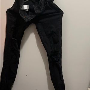 Black American eagle jeans